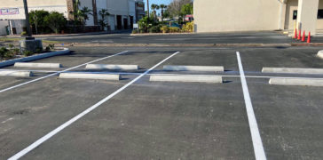 Image of Professional Line Striping for Christian Brothers Automotive