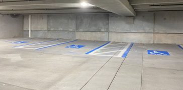 Image of Striping for Parking Garage in Tampa, FL