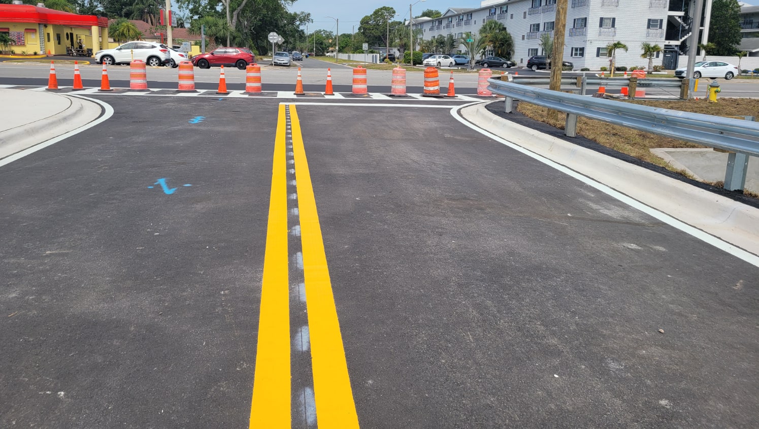 new thermoplastic markings
