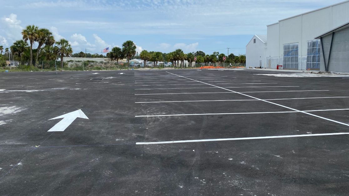 Parking Lot Striping for Douglas Jeep in Venice, FL GFORCE™