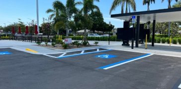 Image of Parking Lot Striping for Bradenton, FL Chick-fil-A