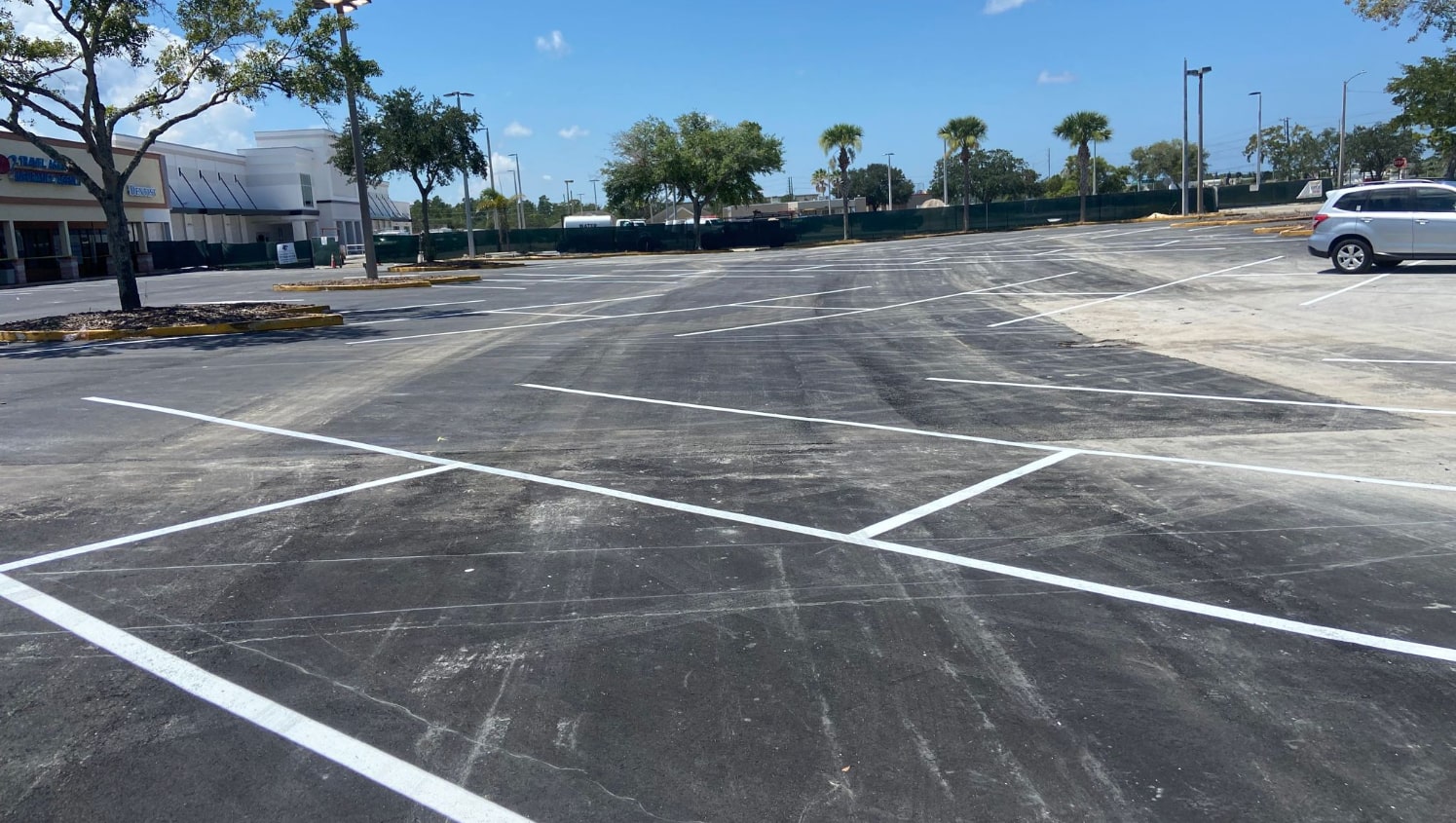 parking lot striping in springhill, fl