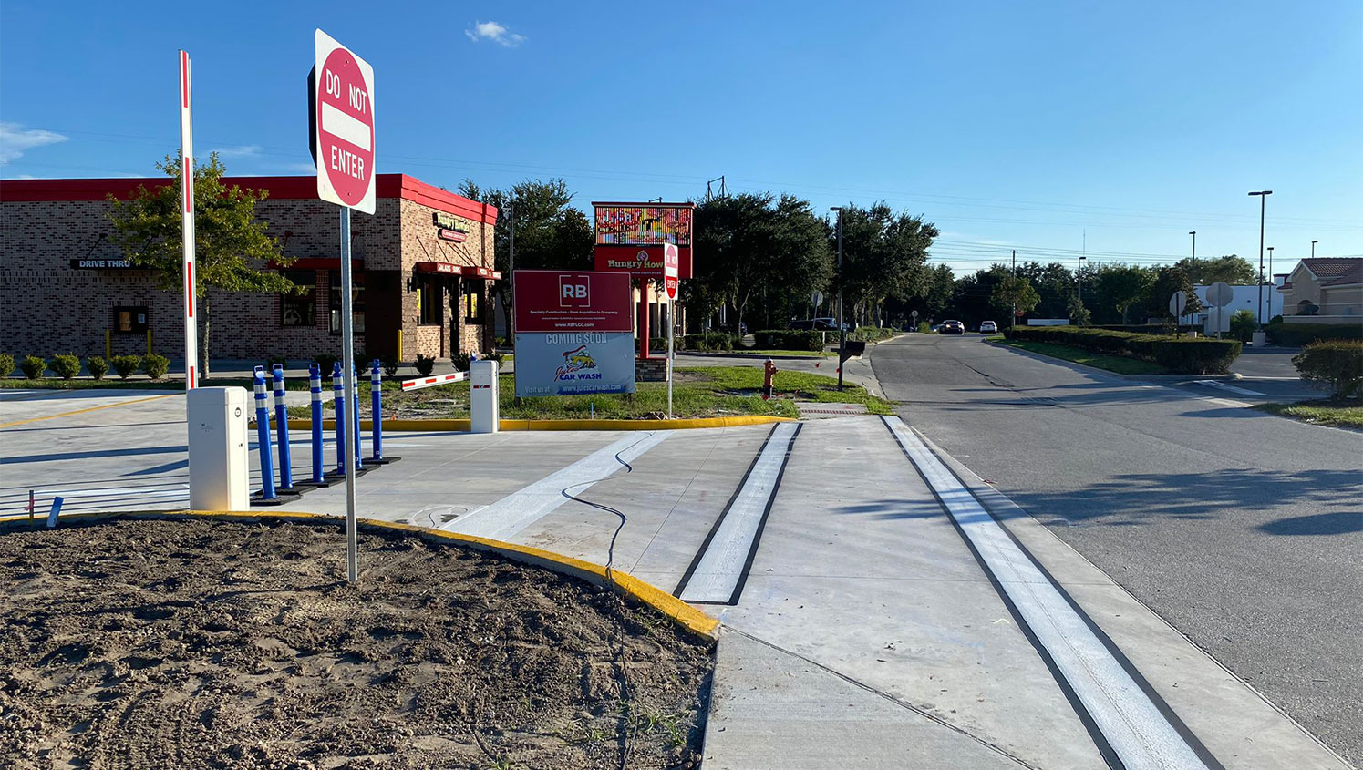 Line Striping for Fishhawk Car Wash in Florida GFORCE™