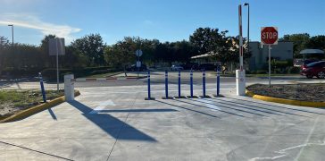 Image of Line Striping for Fishhawk Car Wash in Florida