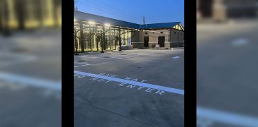 Image of Line Striping for Tidal Wave Car Wash in New Port Richey, FL