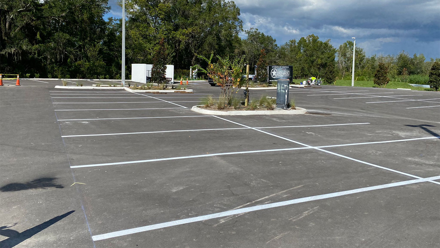 parking lot marking in Tampa, FL