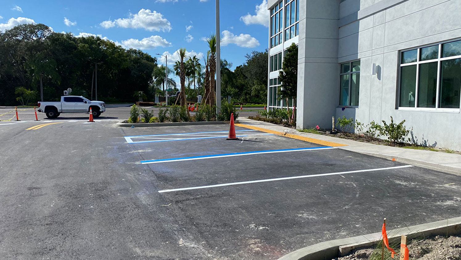 Parking Lot Painting In Dunphy Tampa, Fl