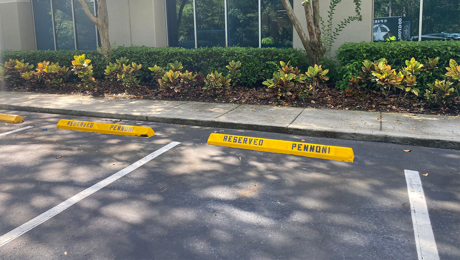 parking stops installation in Clearwater, FL