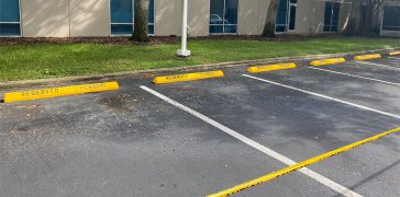 Image of Parking Stops Installation for Clearwater, FL