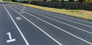 Image of Track Line Striping in Hudson, FL