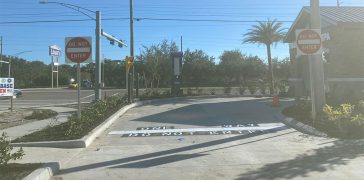 Image of New Parking Lot Layout for New Port Richey Car Wash