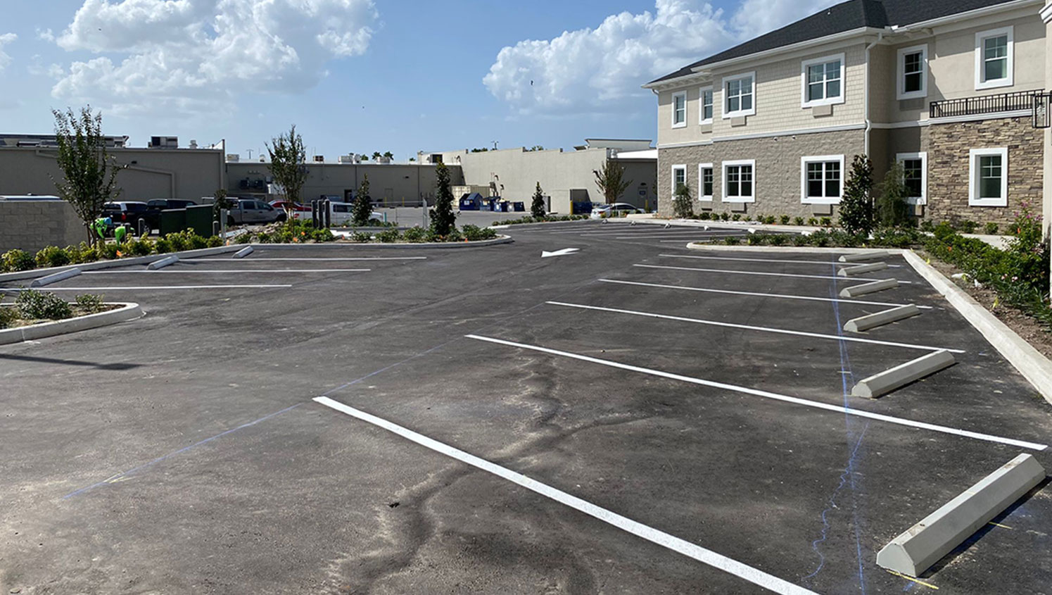 parking lot line striping in Odessa, FL