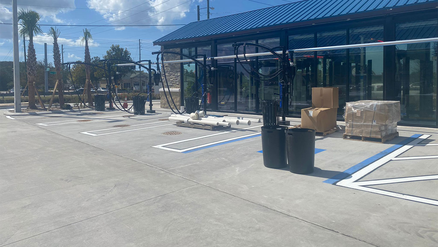 thermoplastic parking lot painting in New Port Richey, FL