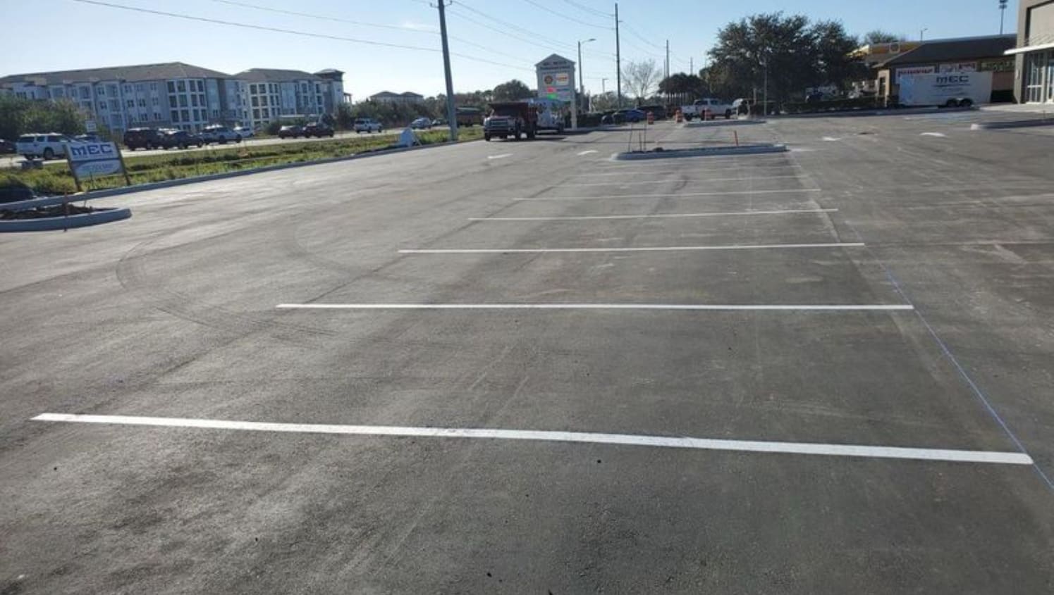 line striping in Riverview, FL