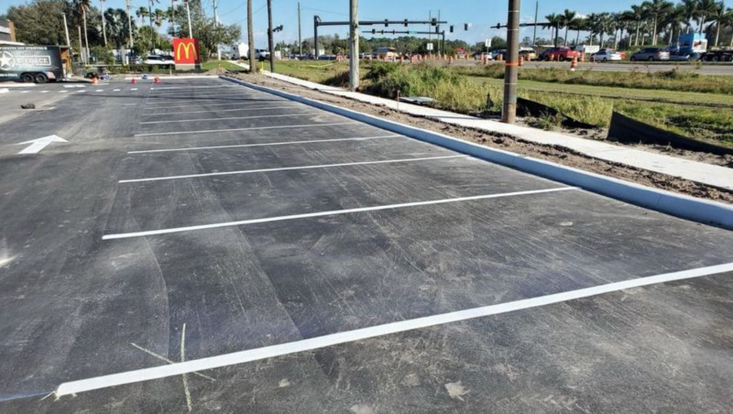 parking lot striping in Riverview, FL