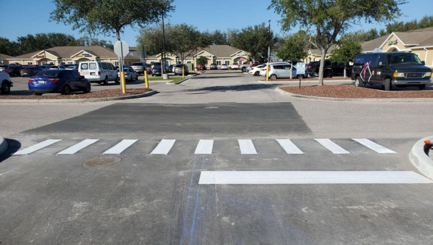stop bar marking in Riverview, FL