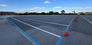 Image of Line Striping for Warehouse in Winter Haven, FL