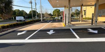 Image of Line Striping for Wells Fargo in Clearwater, FL