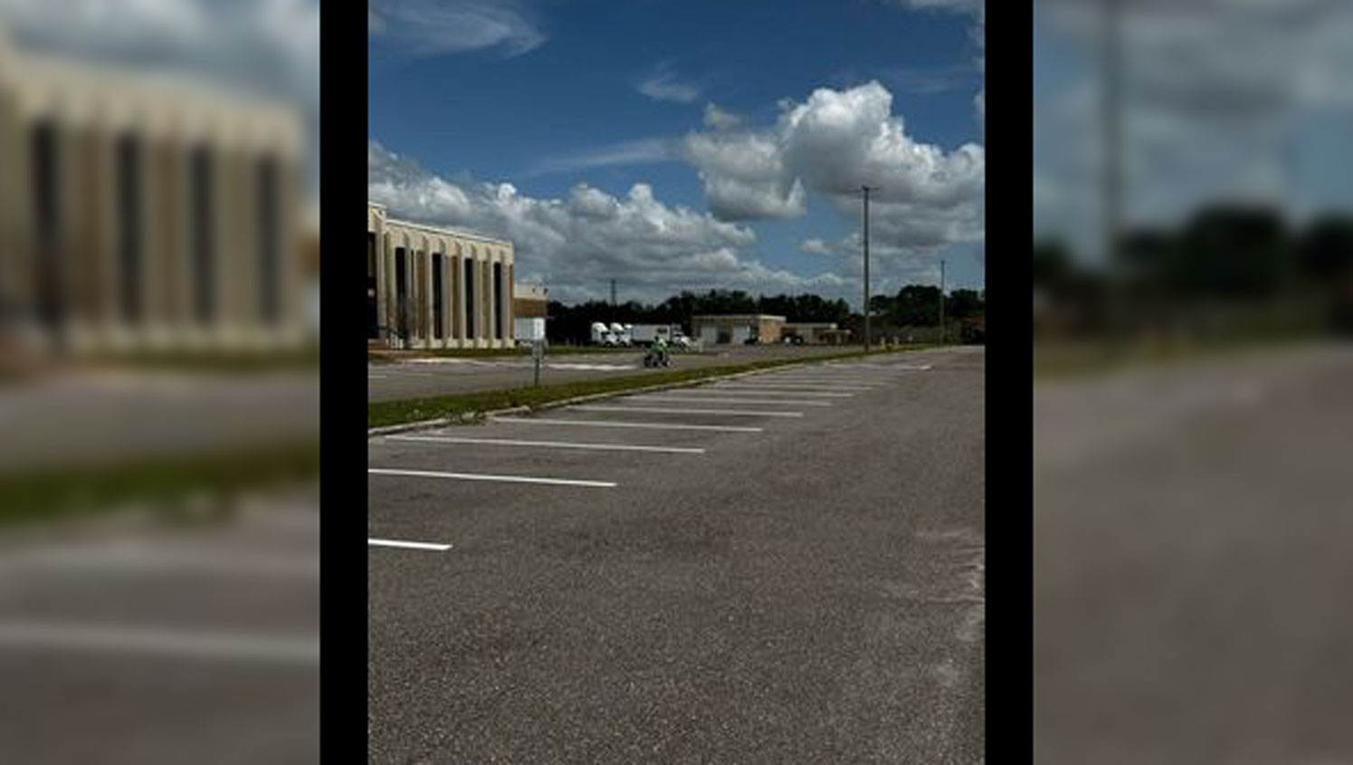 business parking lot sealcoating project in Tampa, FL