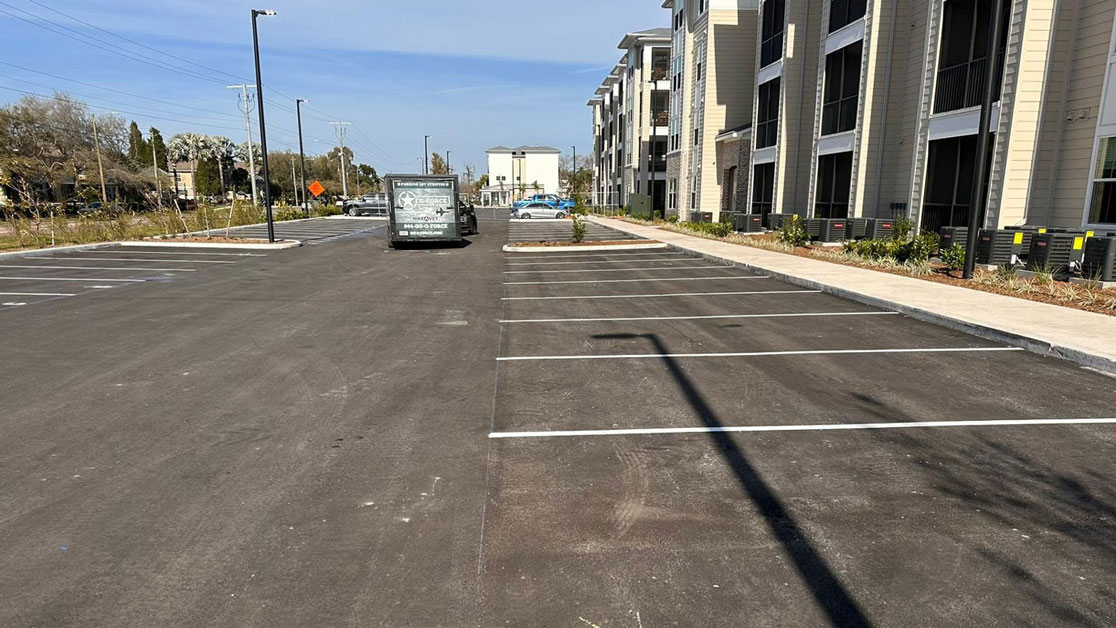 Line Striping for Tampa Apartment Complex image