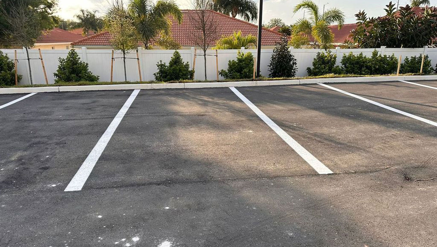 parking stall striping in Winter Haven, FL