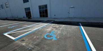 Image of Parking Stops Installation and Striping for Clearwater, FL, Business