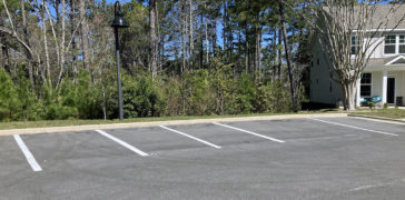 Image of Parking Lot Striping for a Property Management Company