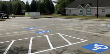 Image of Parking Lot Striping for Clinton Crossing Apartments