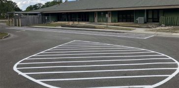 Image of Line Striping for Wilmington Schools