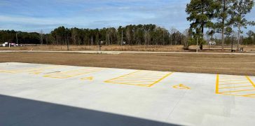 Image of Line Striping and EV Bay Marking Projects in the Raleigh Area