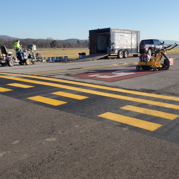 g-force striping equipment