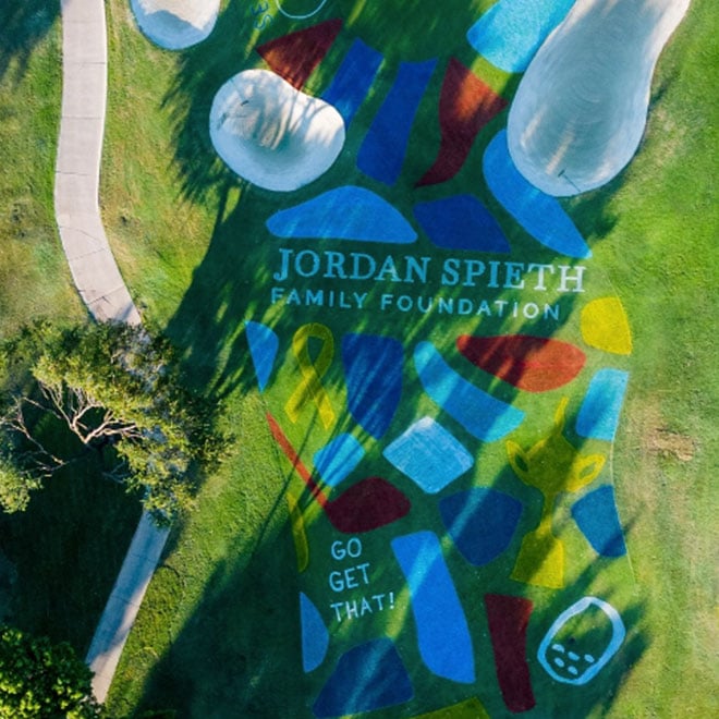 jordan spieth family foundation markings