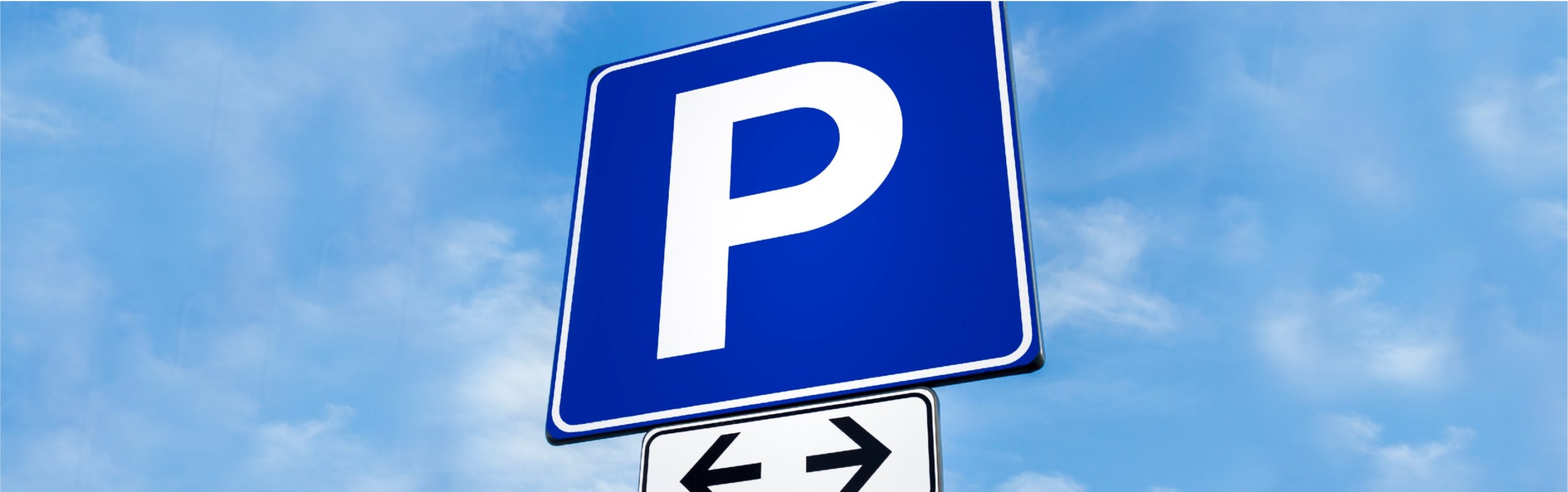 parking lot sign installation