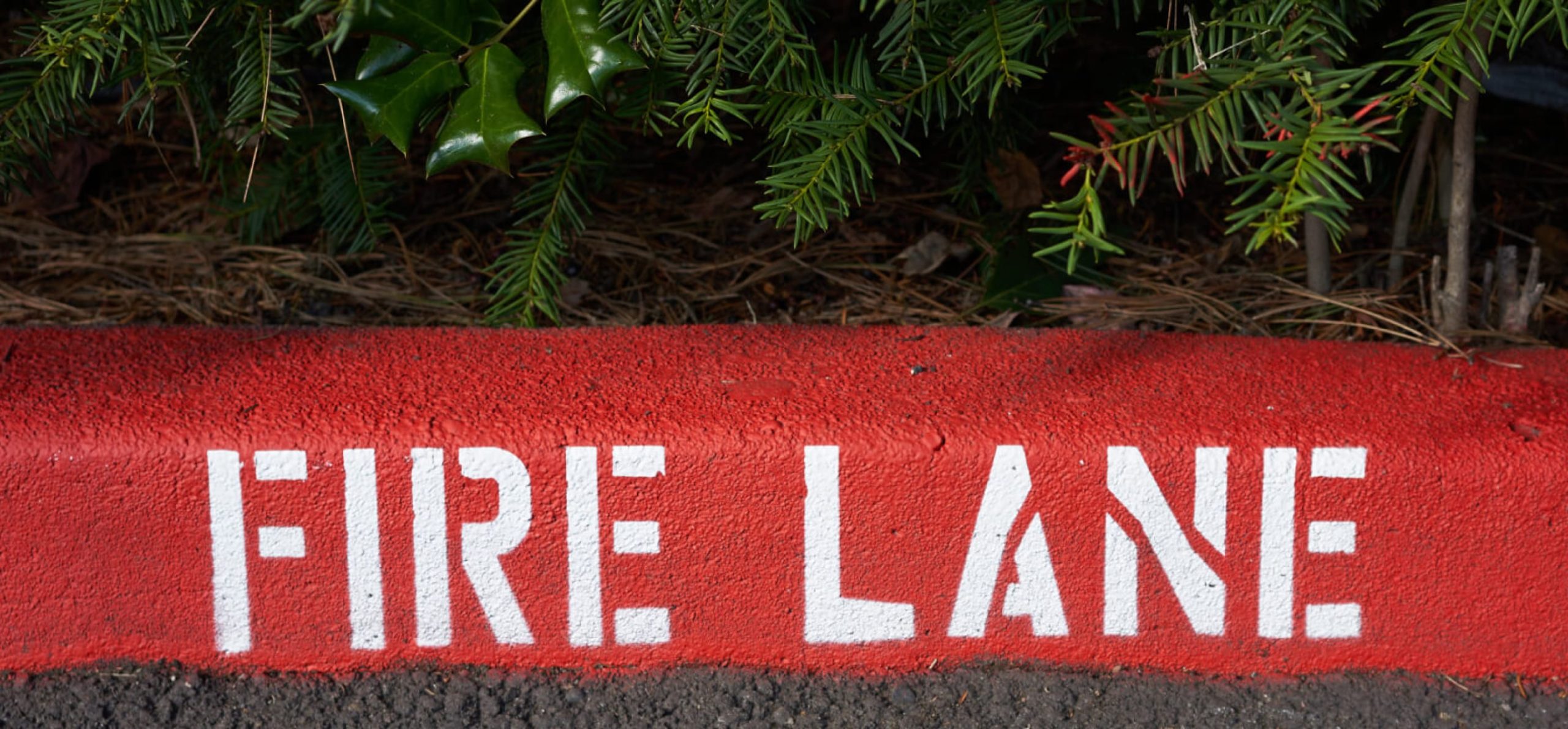 fire lane markings