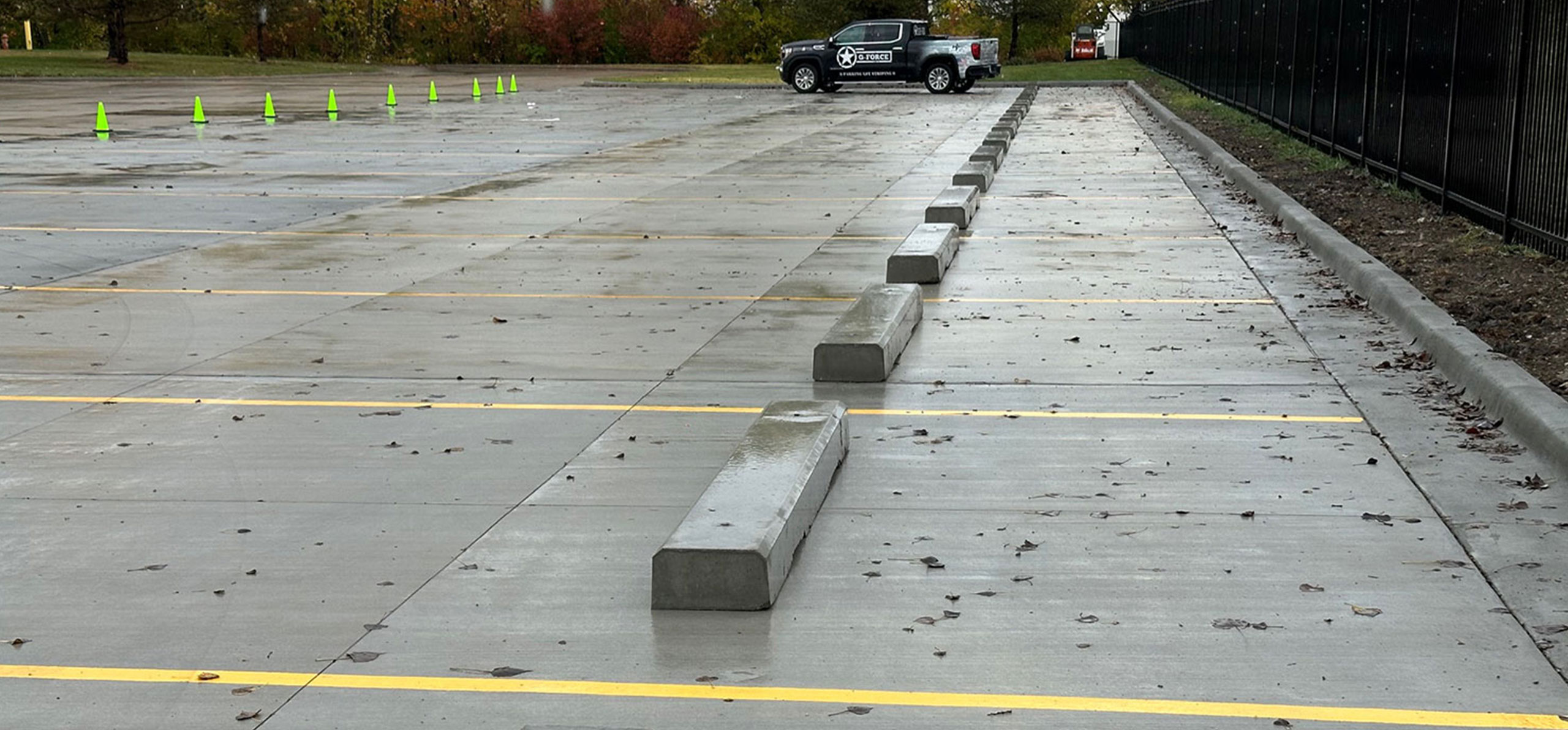 wheel stop installation services