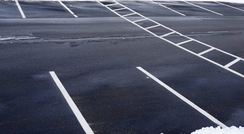 cold weather impact on parking lot