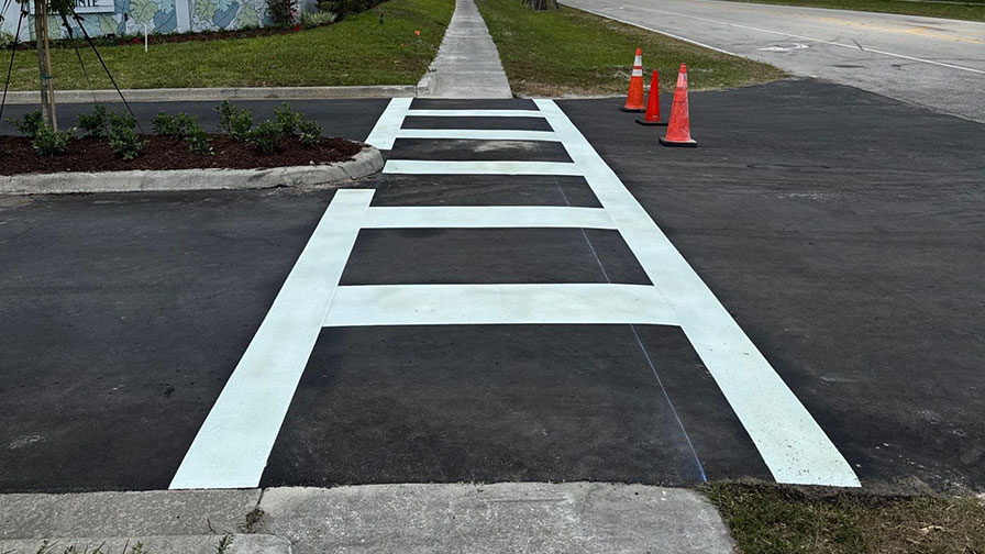 thermoplastic crosswalk